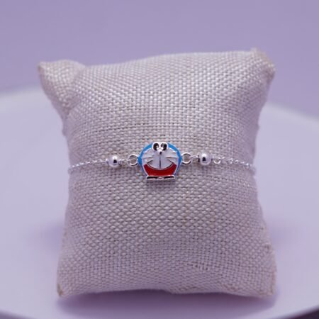 Silver Doremon Delink Rakhi