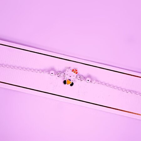 Silver Pinky Pippy Delink Rakhi