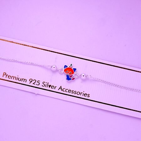 Silver Cute Kitti Delink Rakhi