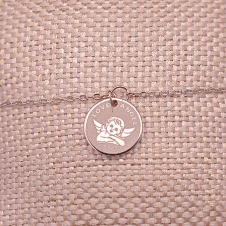 Rose Coated Elegant Silver Bracelet