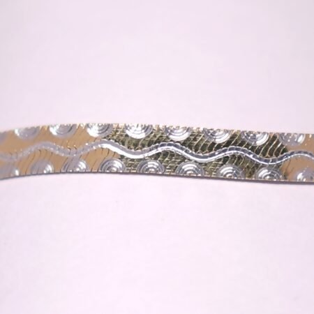 Sterling Silver Box Chain Rose Plated Anklet